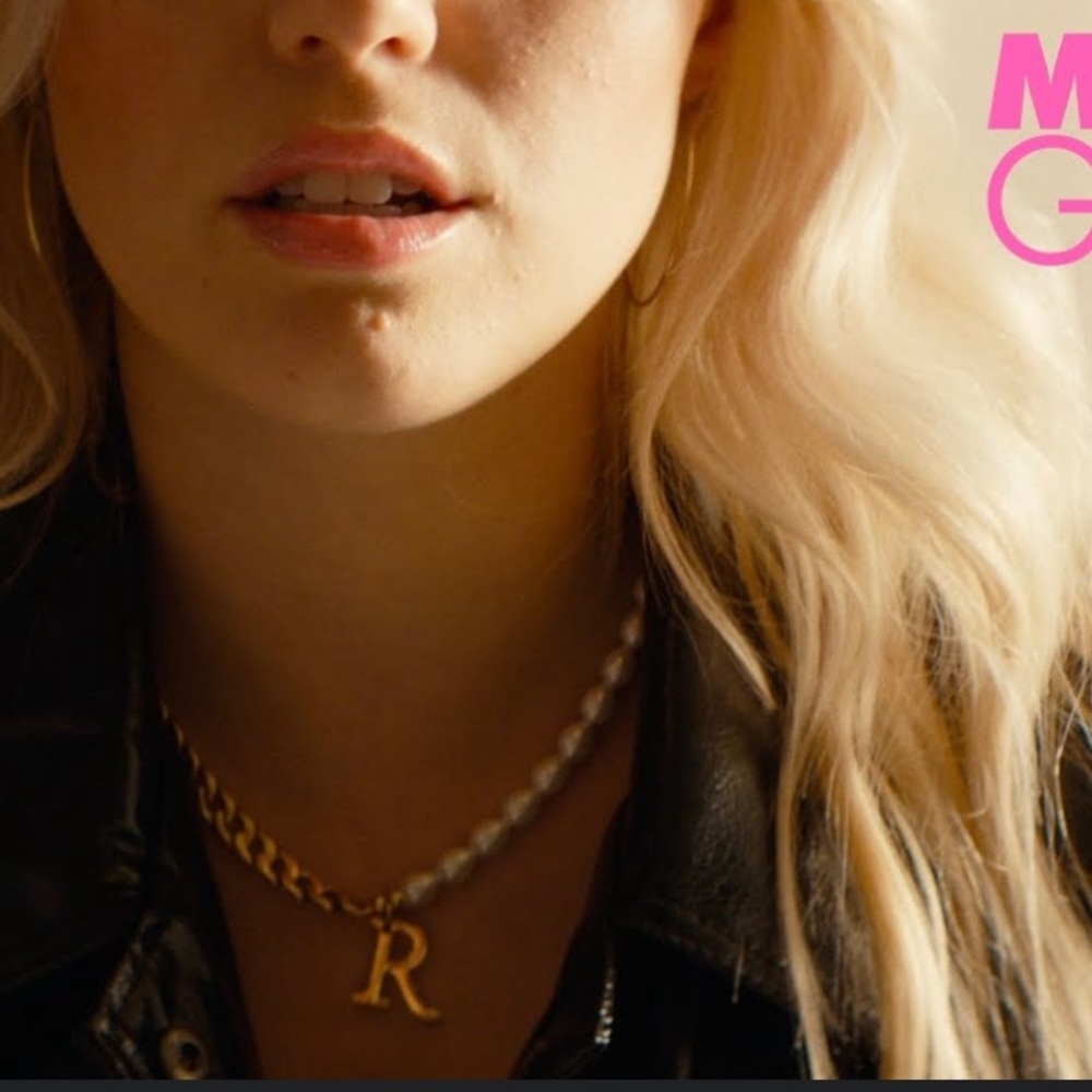 Martha Calvin Joolz initial J
 necklace Regina George- mean girls.